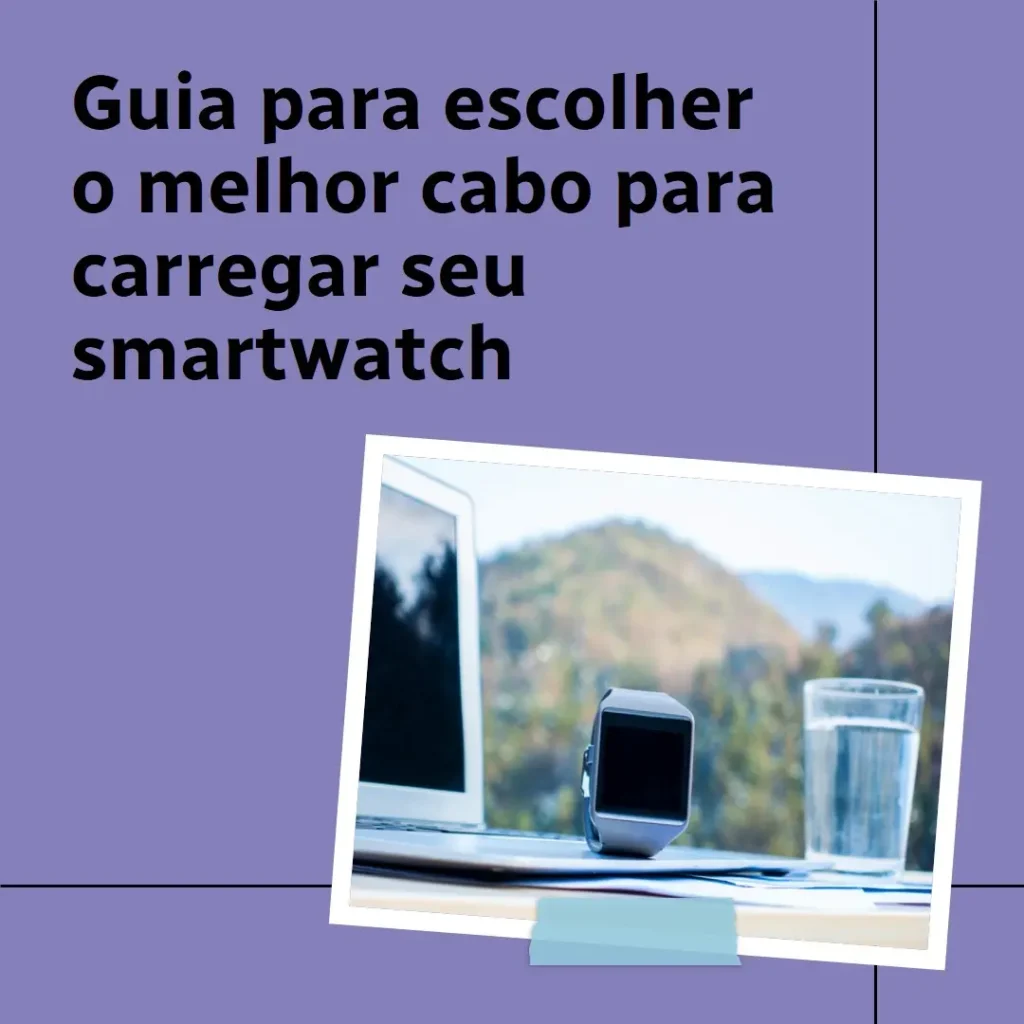 cabo para carregar relogio smartwatch