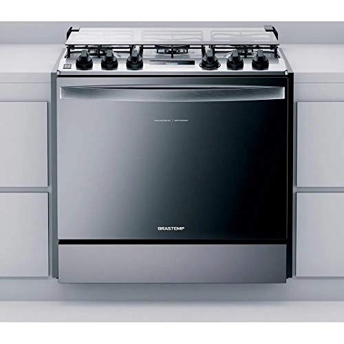 Fogão 5 Bocas de Embutir Brastemp Bys5pcr Cor Inox Bivolt