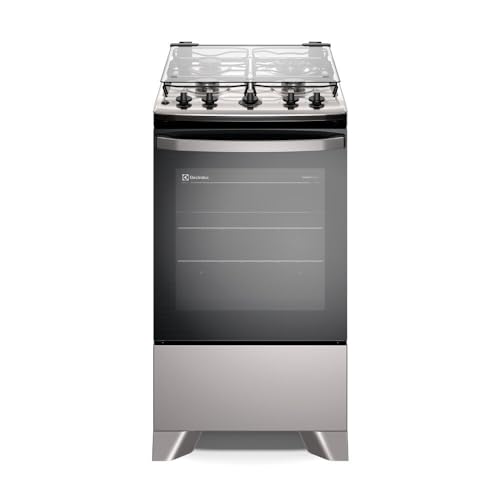 Fogão Electrolux 4 bocas Efficient com PerfectCook Prata FE4IS