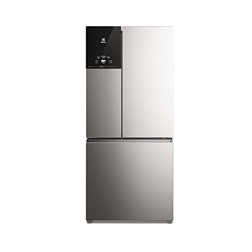 Refrigerador Multidoor Efficient Electrolux de 03 Portas Frost Free com 590 Litros Autosense e Inverter Inox Look -