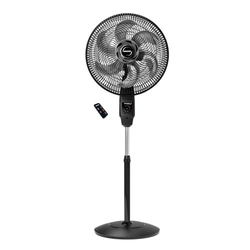 Ventilador de Coluna Mallory Chronos 126W, Silencioso, Com Controle Remoto, Hélice de 6 pás, Auto Desligamento Programável de até 7 Horas- PR – GR - 127V