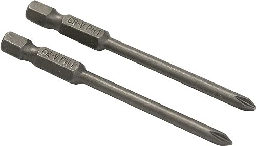 Vonder, Jogo De Bits De Ponteiras Phillips Com Encaixe Sextavado 1/4", Nº 1 X 75 Mm, Cartela Com 2 Peças.