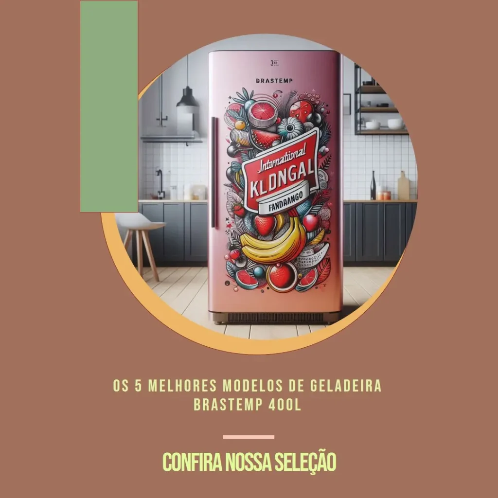 Cinco Principais Modelos de geladeira 400 litros brastemp