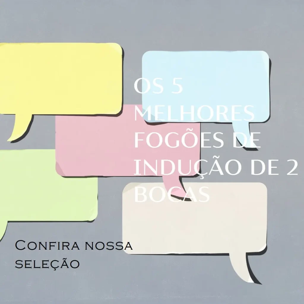 Melhores 5 fogão de indução 2 bocas