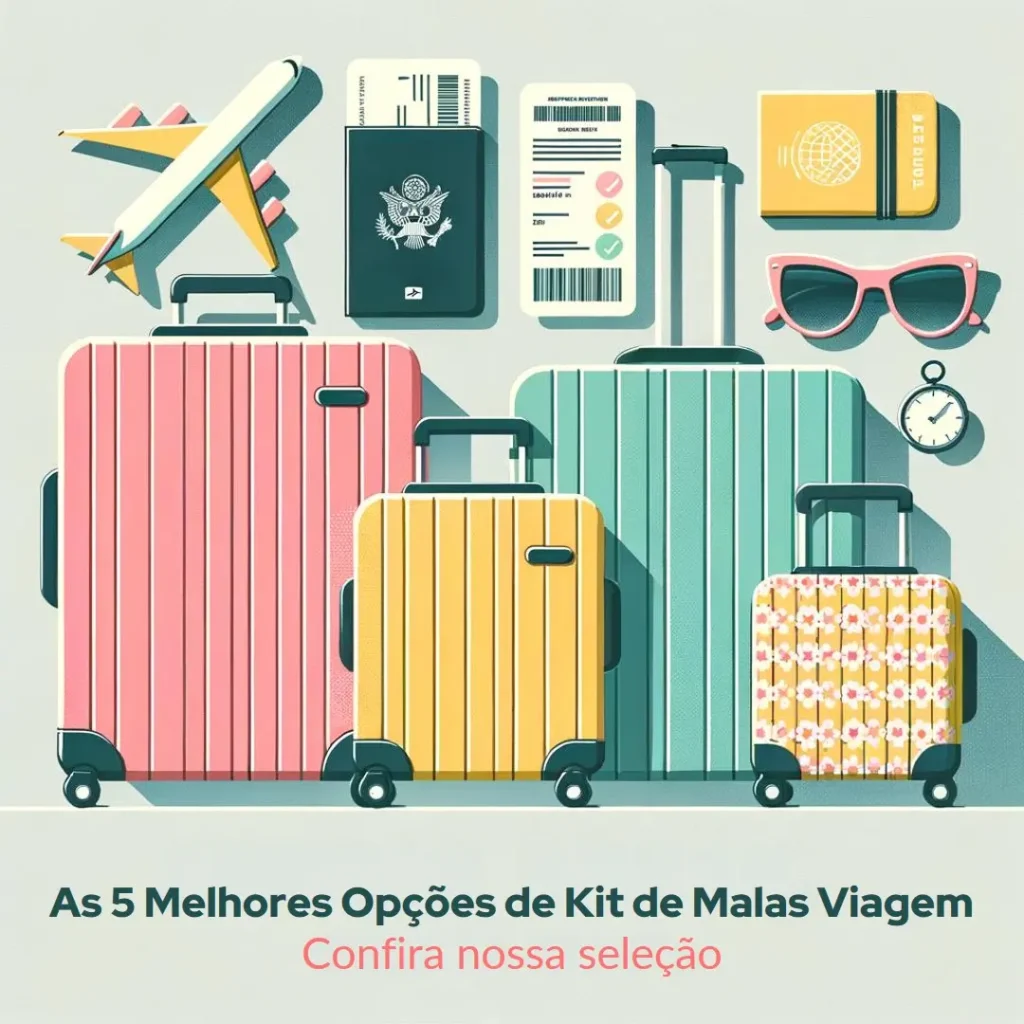 As 5 Melhores Opções de  kit de malas viagem