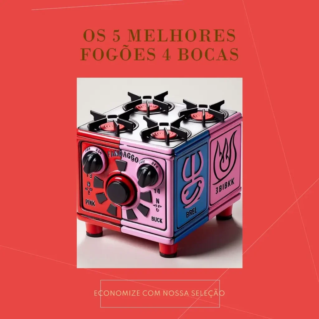Lista de 5 Melhores: fogão 4 bocas barato