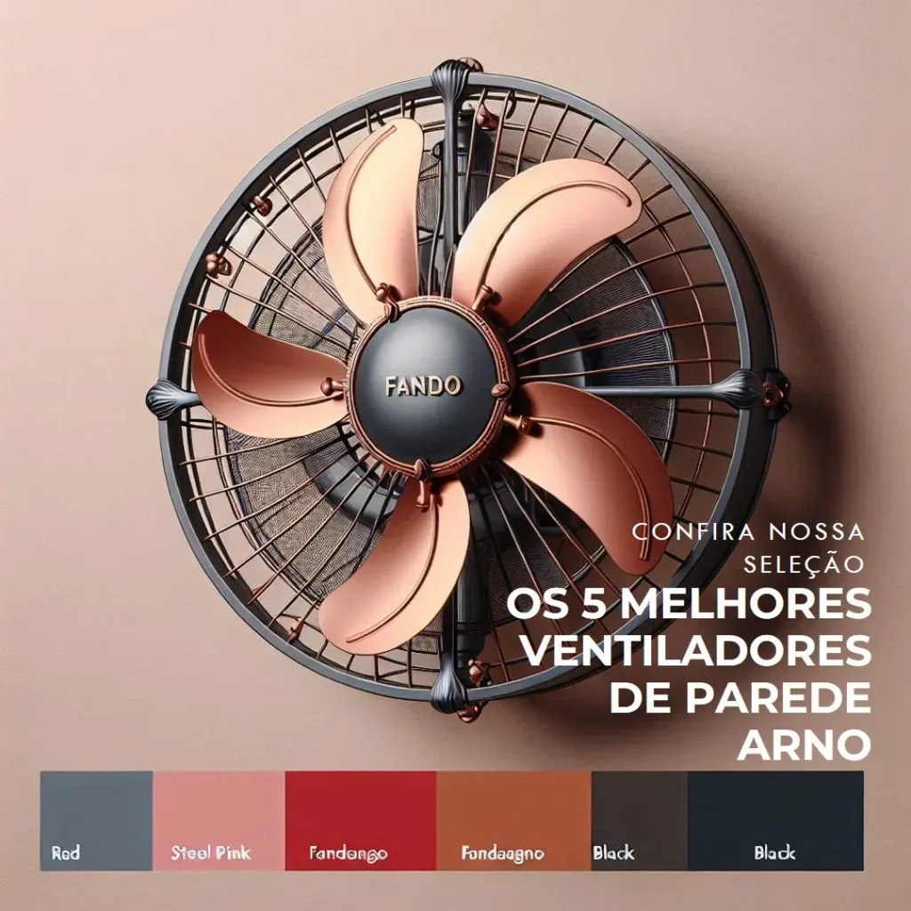 Top Cinco ventilador Arno de parede