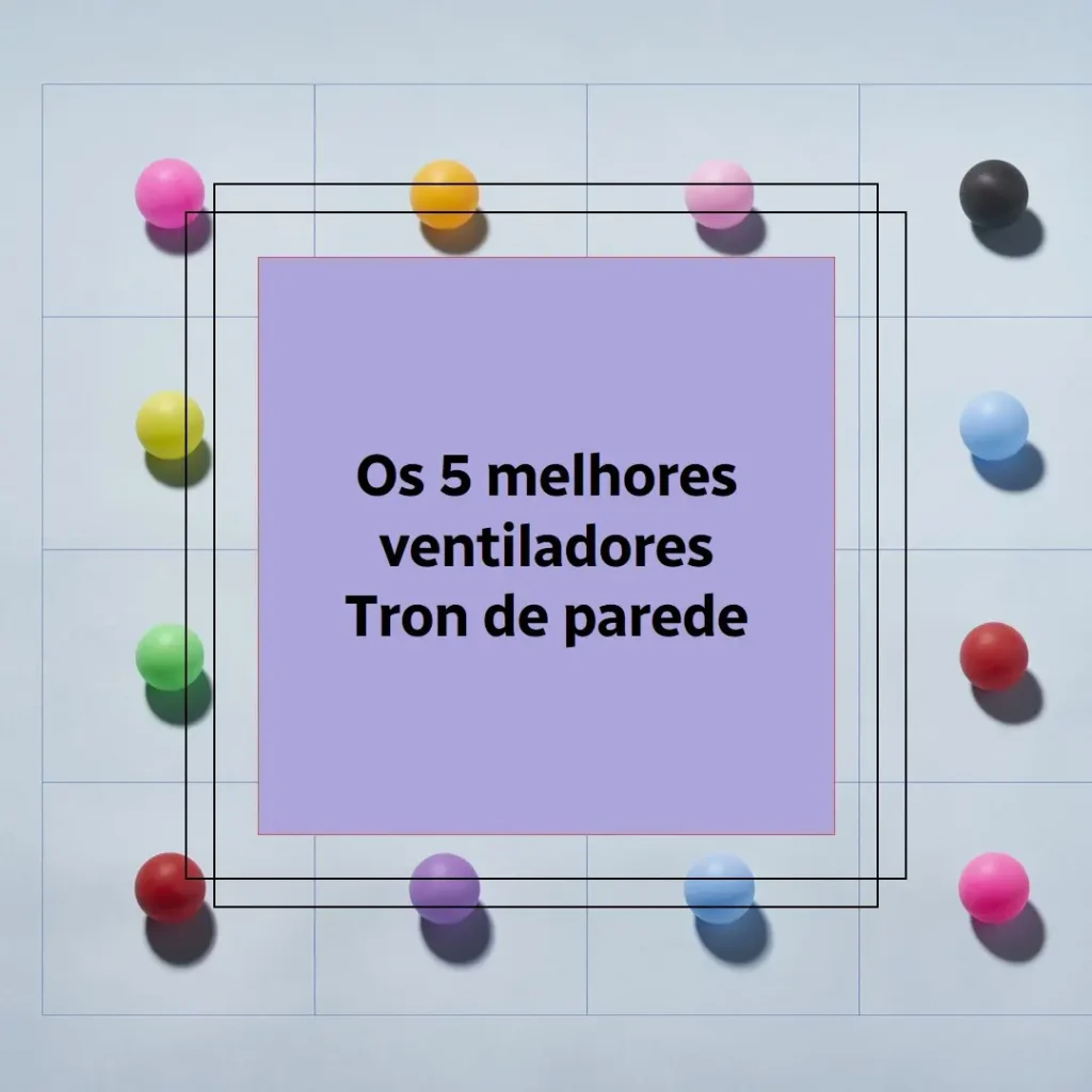 Principais Cinco ventilador Tron de parede