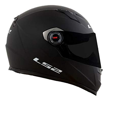 Capacete Ls2 Ff358 Monocolor Preto Fosco 60/L