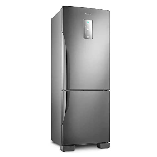 Geladeira Frost Free Panasonic Aço Escovado 480 l NR-BB71PVFXB 220v