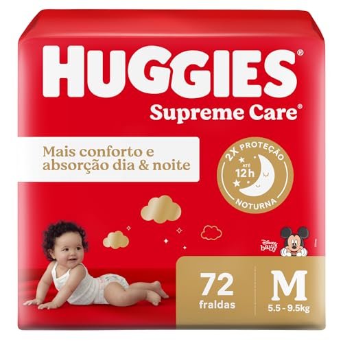 Huggies Fralda Supreme Care M 72 Un