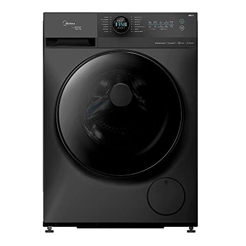 Lava e Seca Frontal 11Kg Heathguard Smart Automática 110 Volts, Titanium, Midea