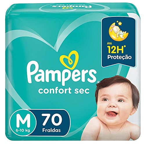 Pampers Fralda Confort Sec M 70 Unidades