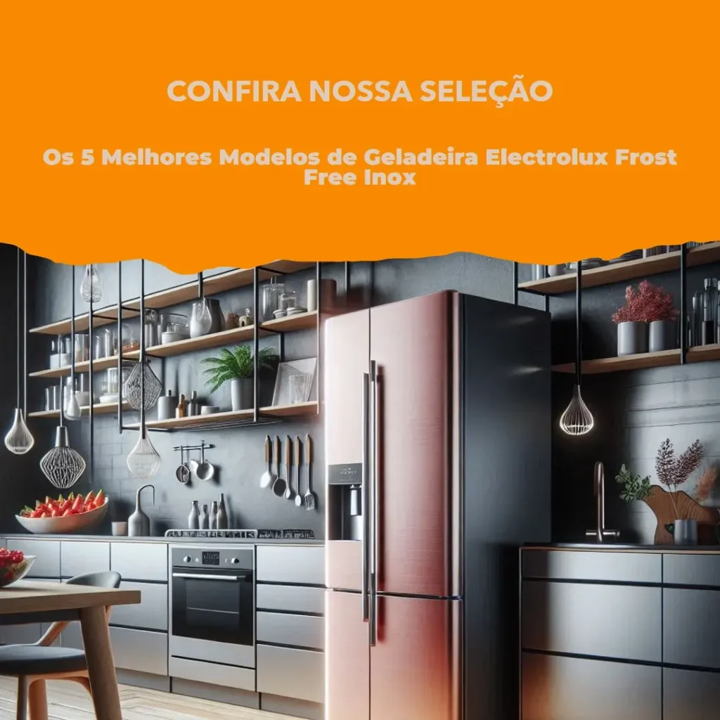 Cinco Principais Modelos de geladeira Electrolux frost free inox
