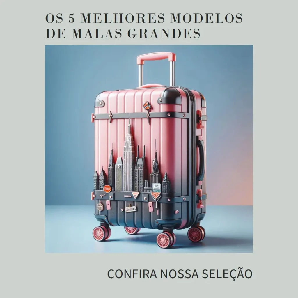 Os 5 Principais Modelos de mala grande de viagem