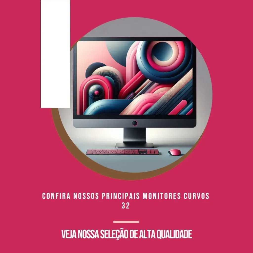 Principais Cinco monitor curvo 32
