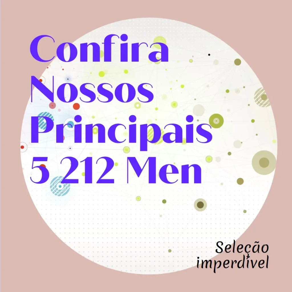 Principais 5 212 men