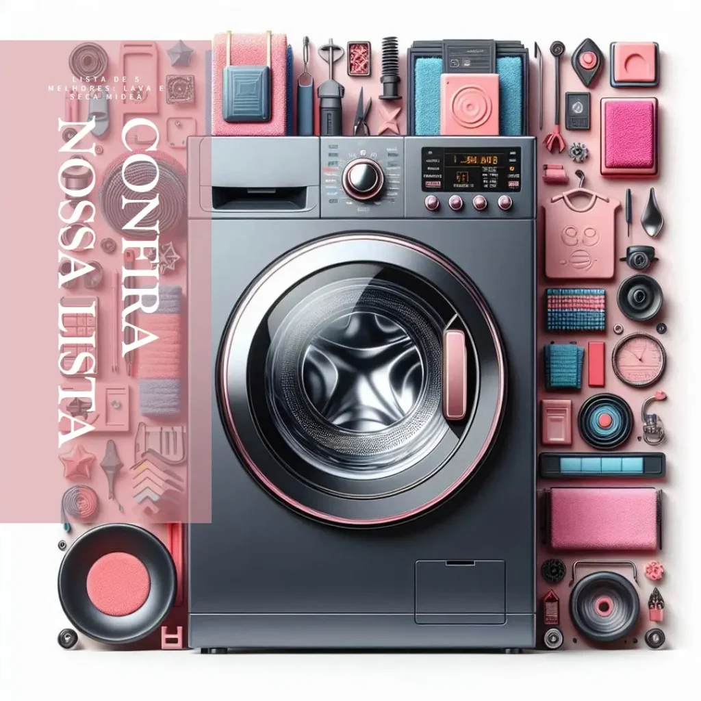 Lista de 5 Melhores:  lava e seca Midea