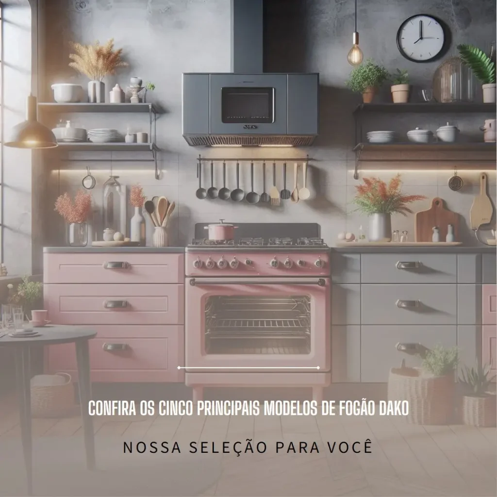 Cinco Principais Modelos de fogao Dako