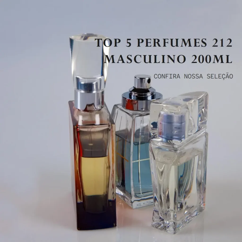 Top 5 perfume 212 masculino 200ml