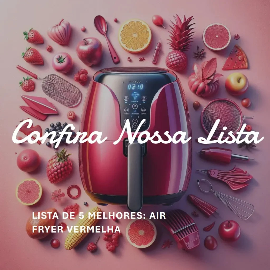 Lista de 5 Melhores: air fryer vermelha