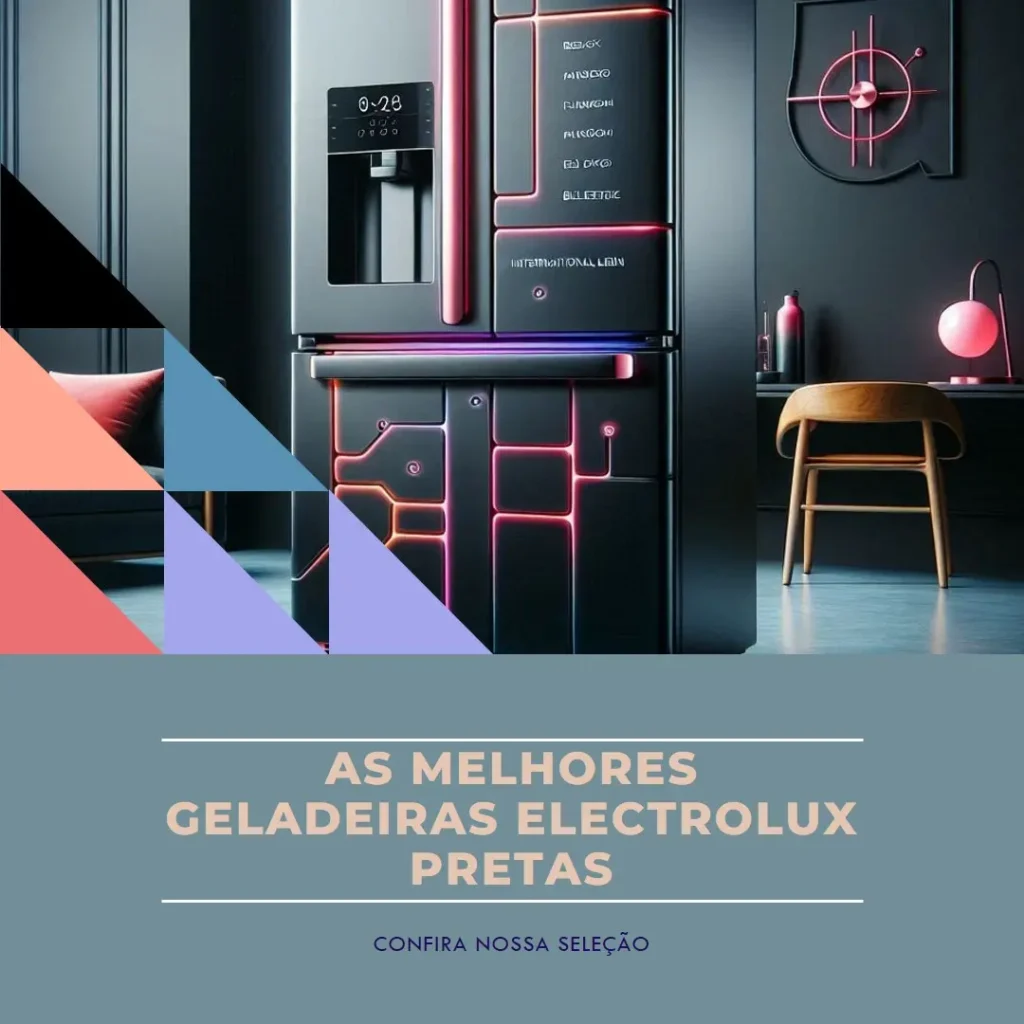 Melhores 5 geladeira Electrolux preta