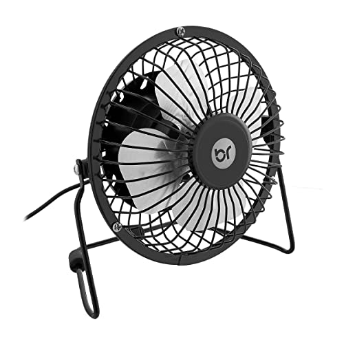 Bright Ventilador USB de mesa com ajuste 360º para cima e para baixo