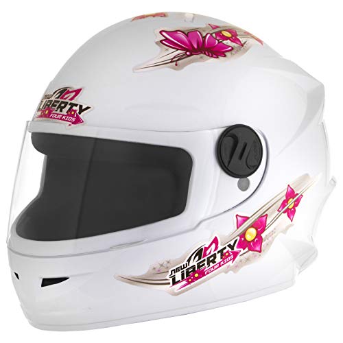 Capacete Liberty For Kids For Girls Branco