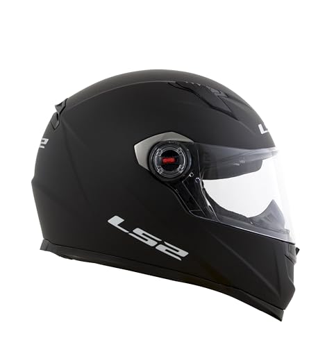 Capacete Ls2 Ff358 Monocolor Preto Fosco 56/S