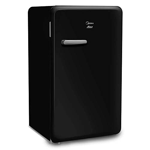 Frigobar Retrô, 95L, Preto, 220V, Midea, MRV10P2