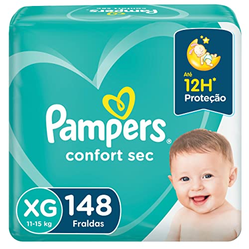 Pampers Fralda Confort Sec Xg 148 Unidades