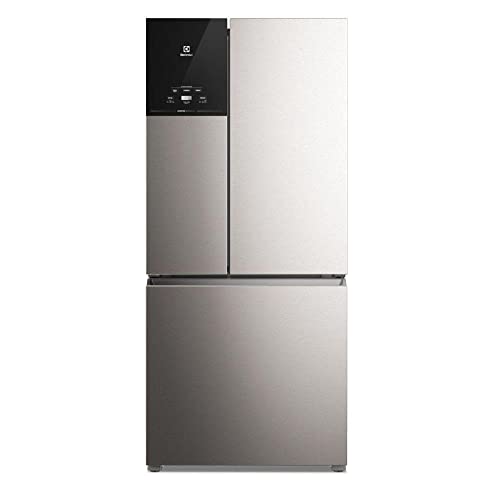 Refrigerador Multidoor Efficient Electrolux de 03 Portas Frost Free com 590 Litros Autosense e Inverter Inox Look -