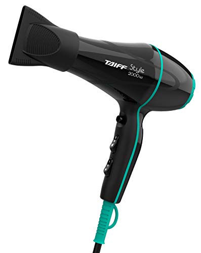 Secador Taiff Stylle 2000w 220v, Taiff, STYLE 334, PRETO, Pequeno