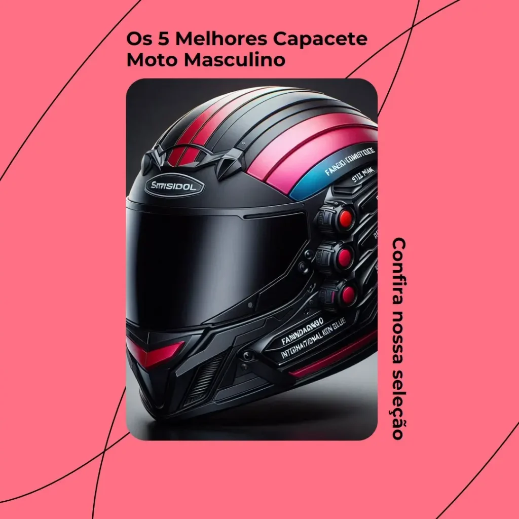 Melhores 5 capacete moto masculino