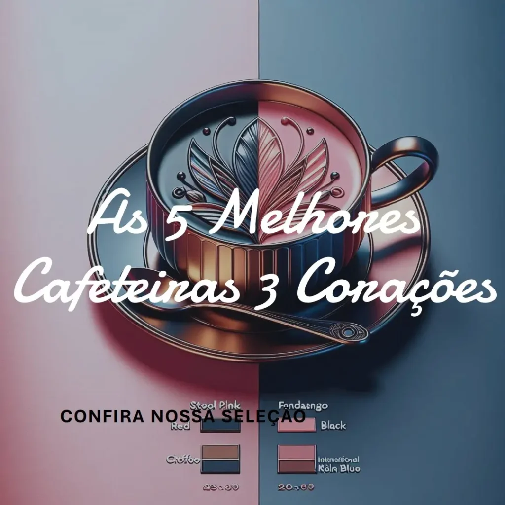 Top 5 Opções de cafeteira 3 corações