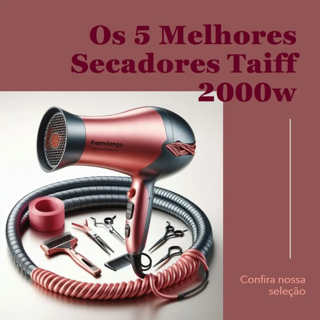 Cinco Principais Modelos de secador da Taiff 2000w