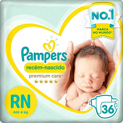 Fralda Pampers Premium Care RN - 36 fraldas