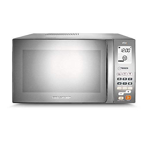 Micro-ondas Brastemp 38 Litros cor Inox Espelhado com Grill - BMJ38AR 110V