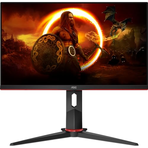 Monitor Gamer AOC Hero 24" 165Hz 1ms Ajuste de Altura 24G2S/BK