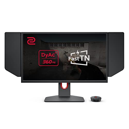 Monitor Gamer BenQ ZOWIE XL2566K para PC com 24.5", 360Hz, 1ms, Tecnologia DyAc, Color Vibrance, Black eQualizer, S Switch, Shield, tela Anti-Reflexo, Ajuste de Altura, Flicker Free e Low Blue Light