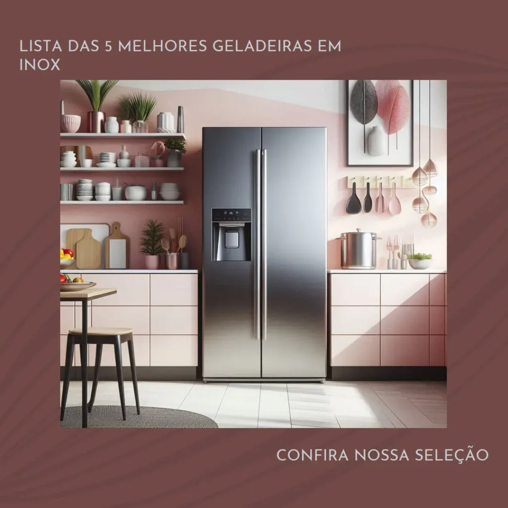 Lista de 5 Melhores: geladeiras em inox em promoção
