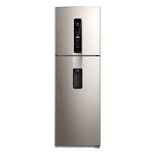 Geladeira Electrolux Frost Free Inverter 409L Água na Porta AutoSense cor Inox Look (IW45S) - 220V
