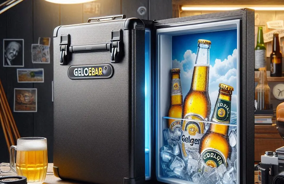 Cervejeira Porta com Adesivo 120L Profissional Gelopar 127V Preto