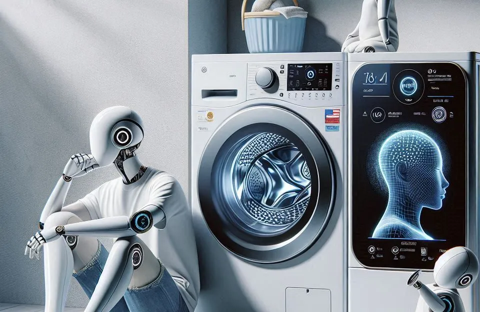 Lava e Seca Smart com Inteligência Artificial AIDD 12Kg LG VC5 CV3012MC5