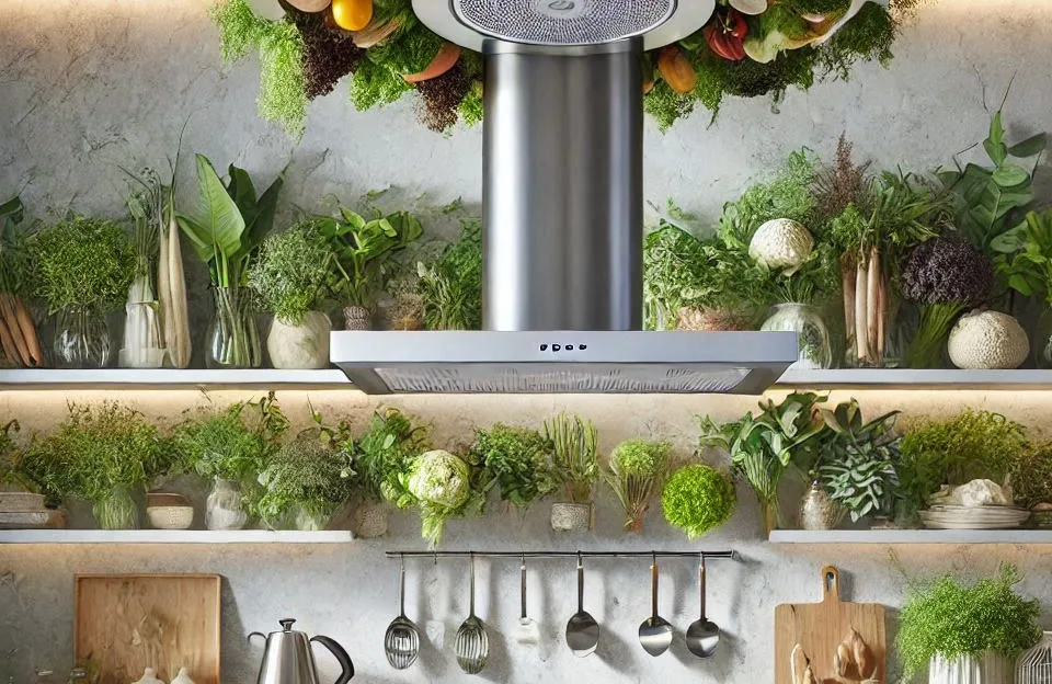 Suggar Coifa Ilha Redonda Quartzo Inox 35cm 110V TP3521IX: Potência e Design Moderno