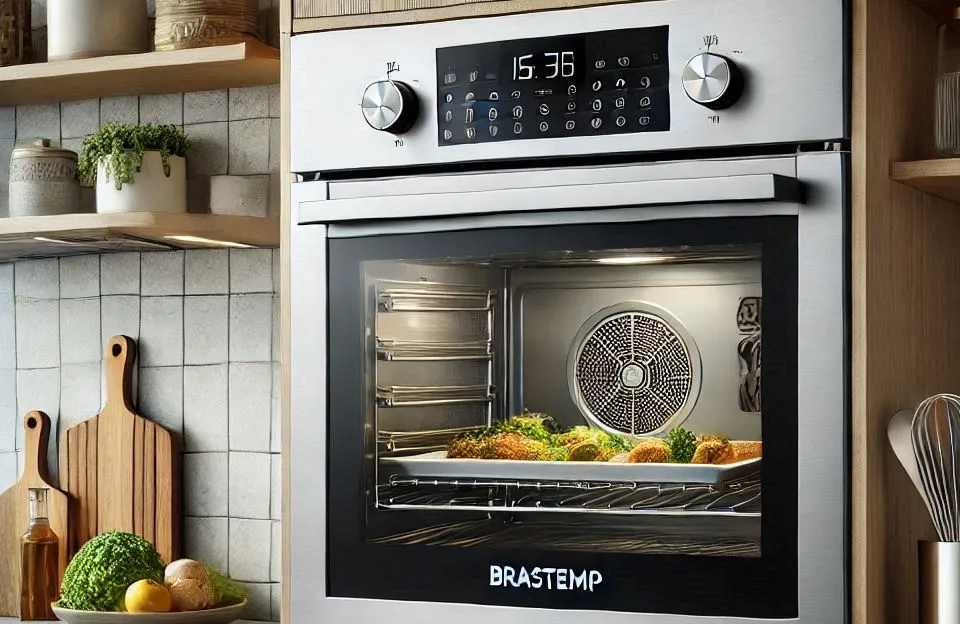 Forno Elétrico de Embutir Brastemp 67L Inox BO260-220V