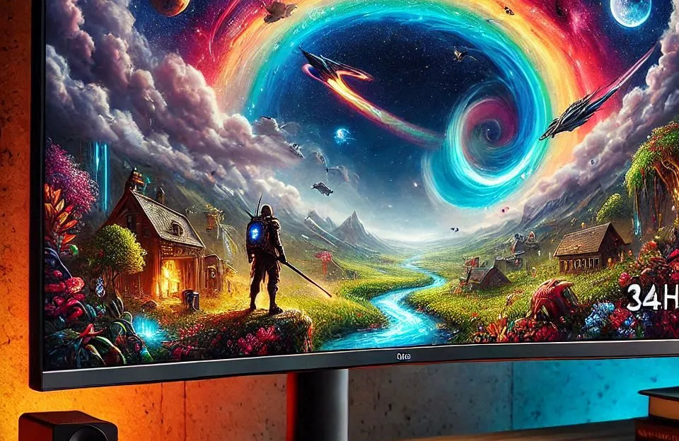 Monitor Gamer Curvo Samsung Odyssey 34'', Ultra WQHD, 165Hz e 1ms