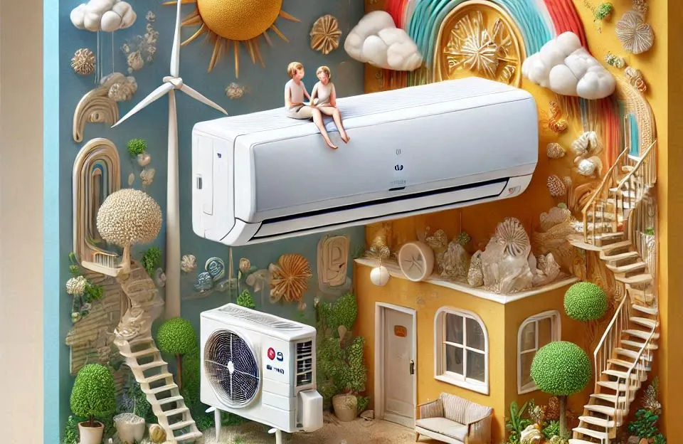 Ar Condicionado Split Hi Wall LG Dual Inverter Compact 12.000 Btus Frio 220v R-32