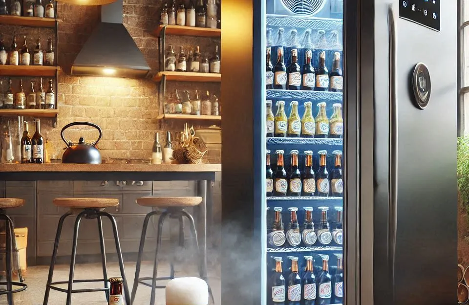 Refrigerador Vertical Cervejeira 410L Porta Cega 220V Inox Gelopar Preto