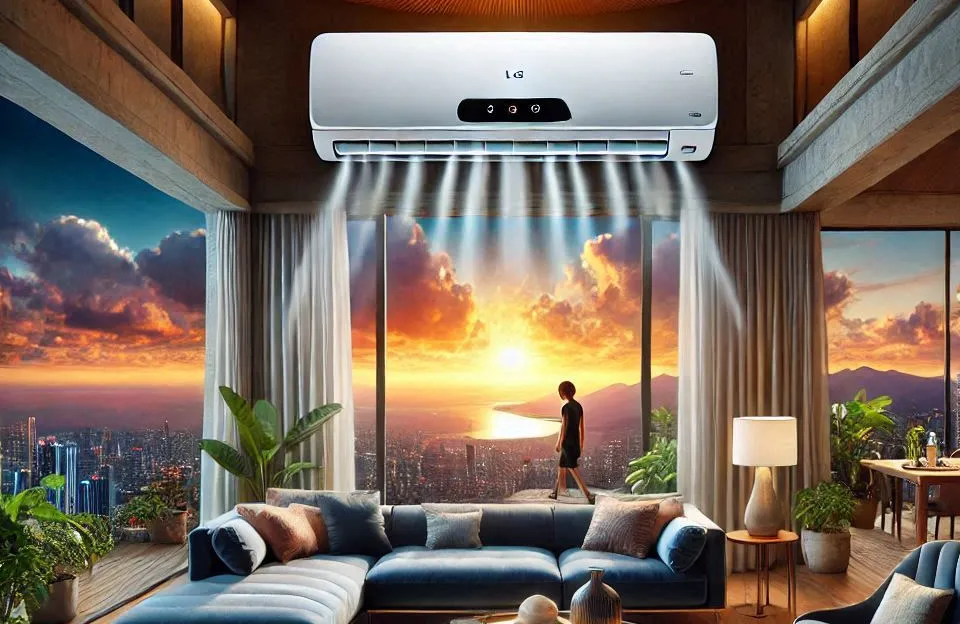 Ar Condicionado Hi Wall LG Dual Inverter Voice 9.000 Btus Frio 220v R-32